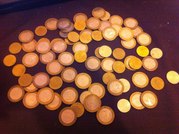 70 юбилейных 10рублёвых монет - все разные